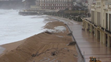 La tempête Christine aborde la côte basque