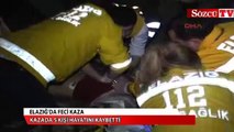 Elazığ'da feci kaza