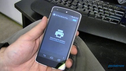 Hands on With KitKat's Built-In Printer Support