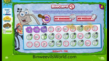 BinWeevils How To Level Up Faster - Stamp Bincard