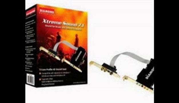 Diamond Multimedia XtremeSound PCIe 7.1 Channels Low Profile 24-Bit Sound Card XS71HD
