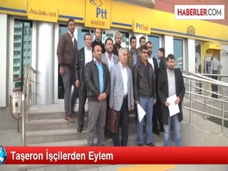 Taşeron İşçilerden Eylem