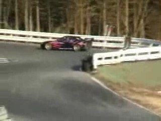 Accident De Voiture de tuning en drift