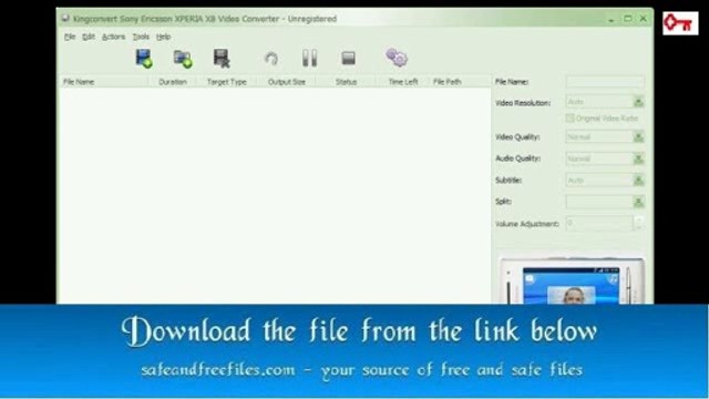 KingConvert Sony Ericsson XPERIA X8 Video Converter 5.3 Full Version with Crack Download For PC