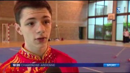L'Equipe de France Junior de Wushu au CREPS de Reims - France 3 Champagne-Ardennes