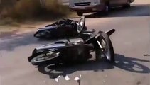 Un accident de scooter de dingue... Ultra violent!