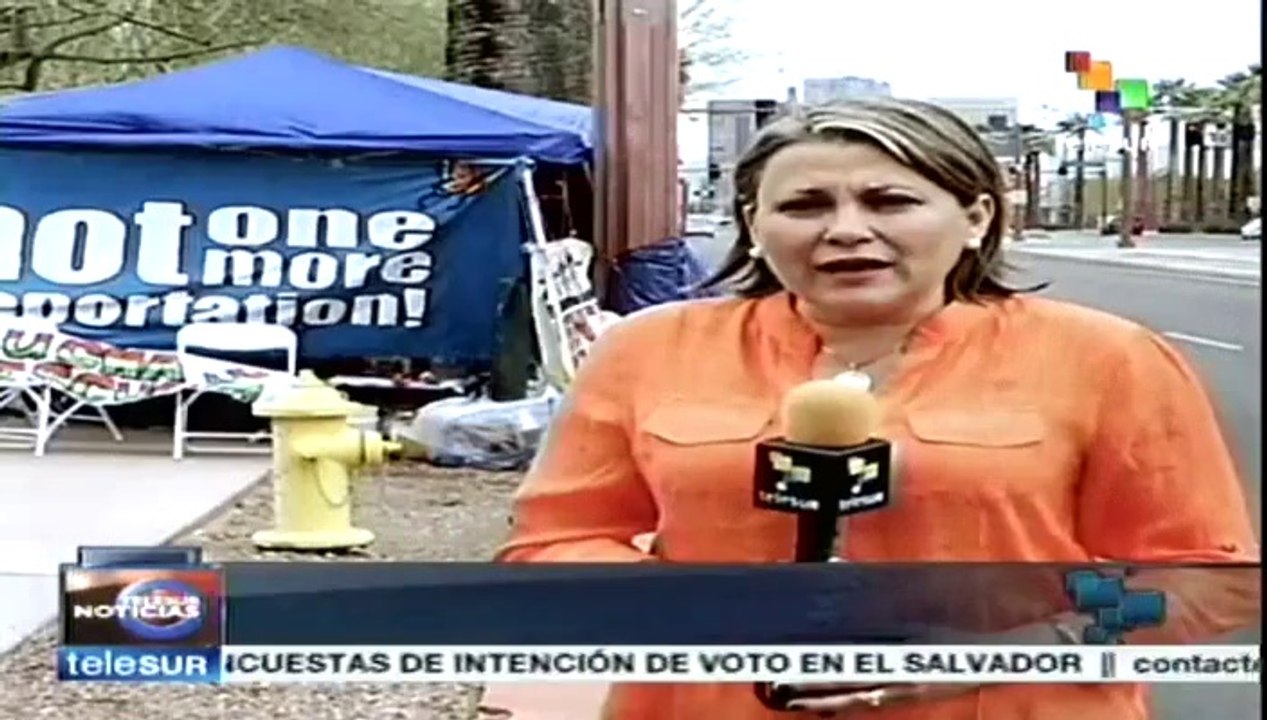 Hispanos culminan huelga de hambre contra deportaciones en Arizona