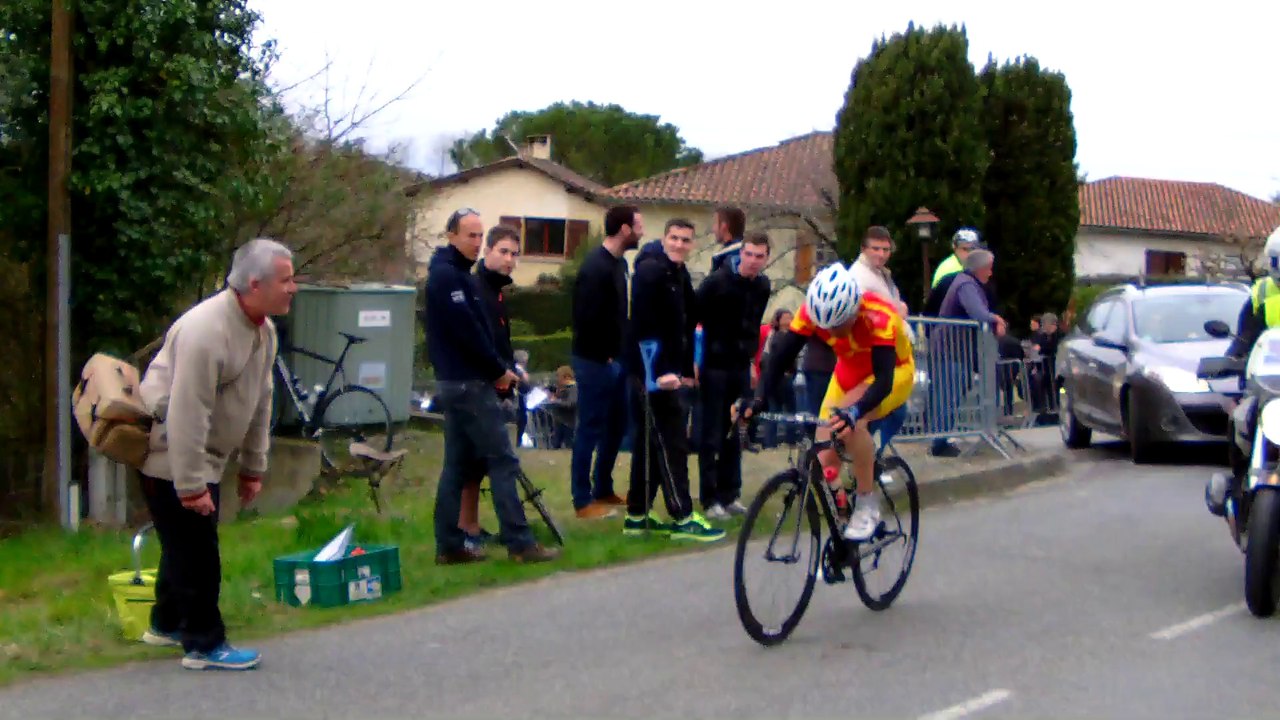 Haut du mur d'engalinat, dernier passage de l'échappée.