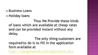 Loans through Wonga loan uk