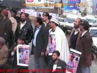 Mansehra-Package on prtoest of journalists against murder of Ibrar Tanoli-By  Aqib Awan