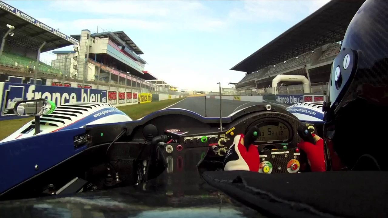 Pescarolo 01 LMP1 test drive