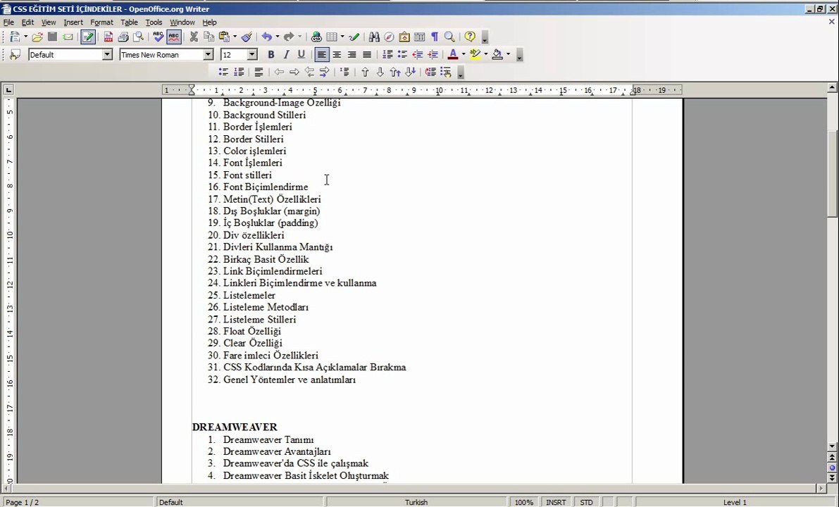 Web tasarim kursu web tasarimi kurslari
