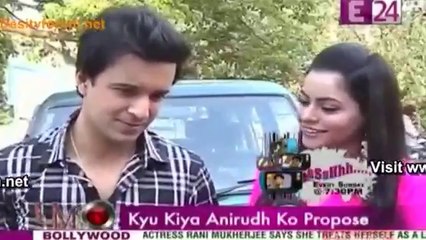 Muskaan aka Aamna Shariff proposed anirudh Honge juda na hum