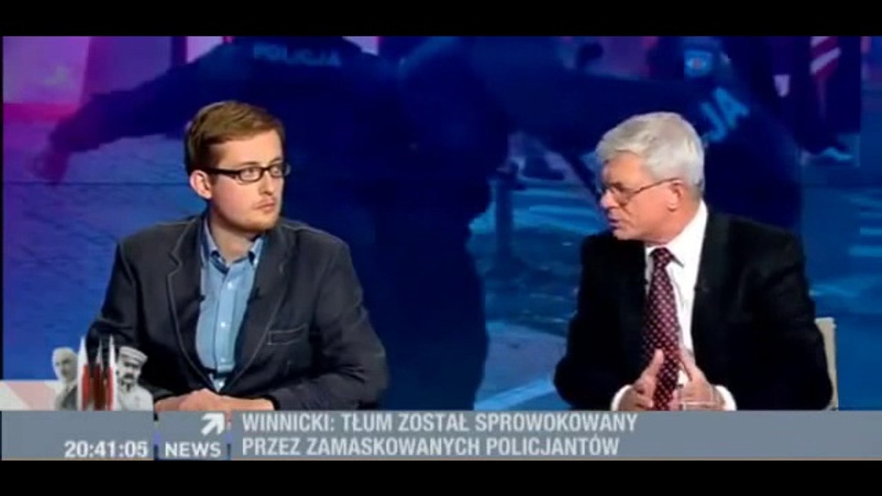 Robert Winnicki - Prowokacja POlicji na Marszu Niepodległości (11.11.2012)