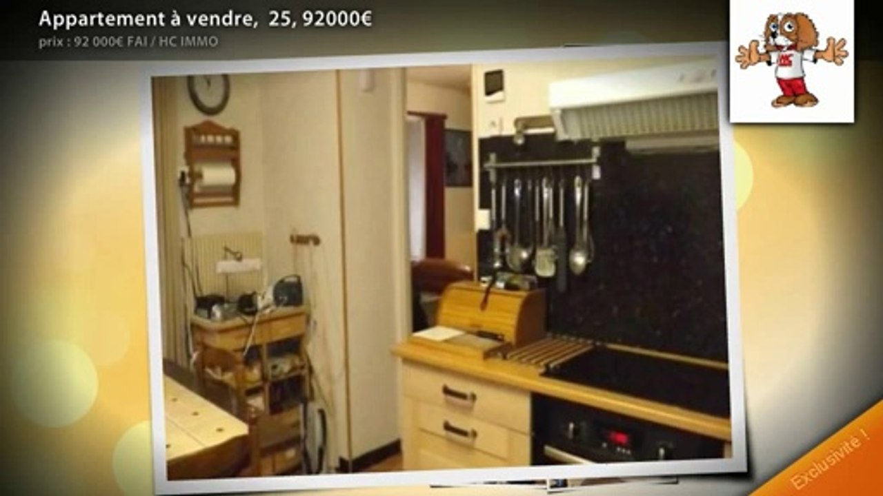 Appartement à vendre,  25, 92000€