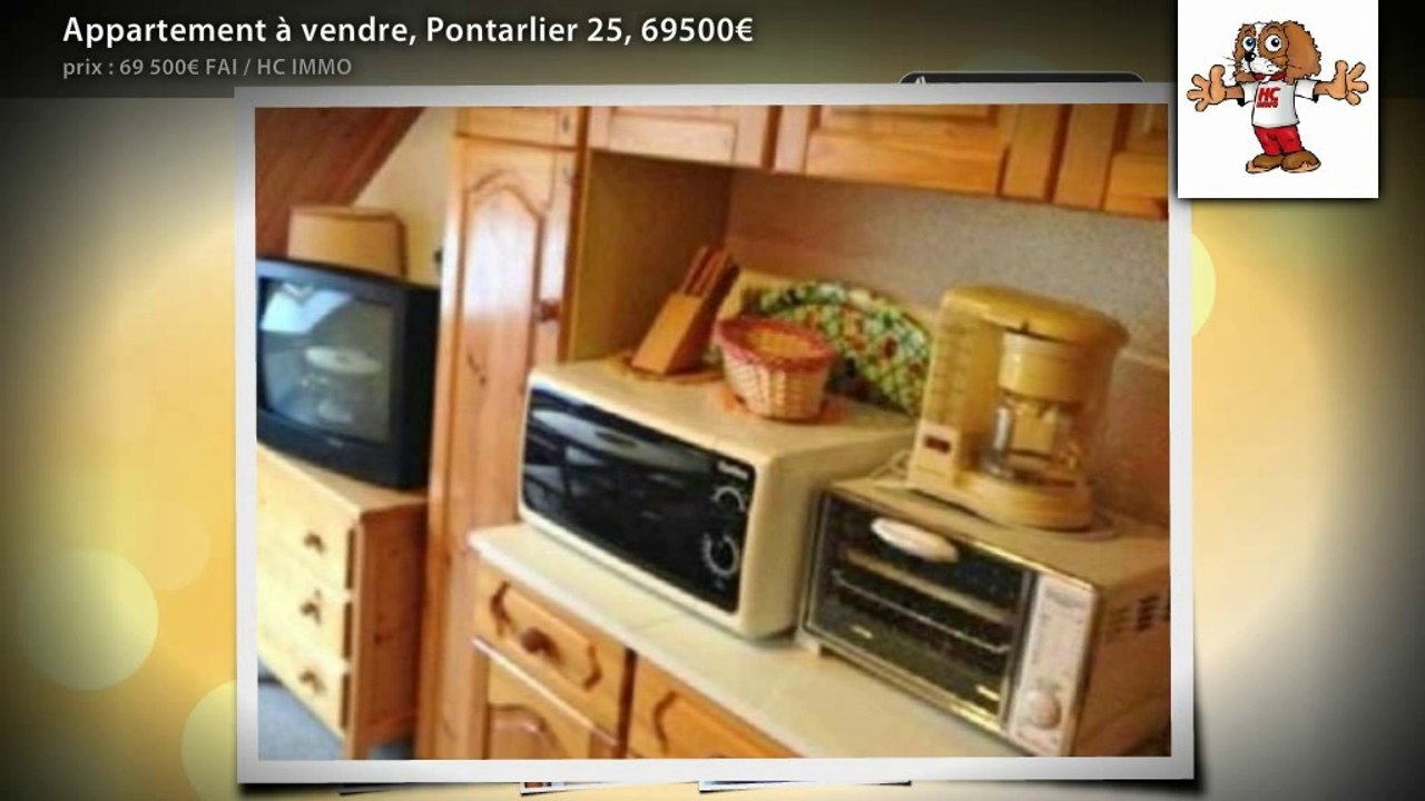Appartement à vendre, Pontarlier 25, 69500€