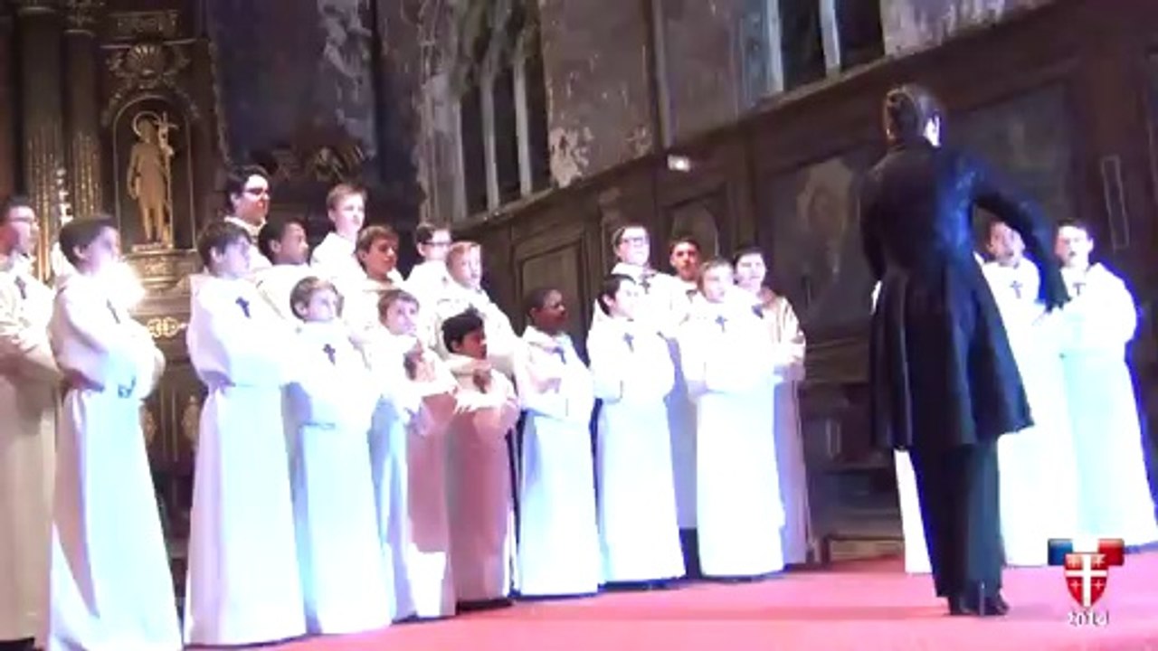 Petits Chanteurs à la Croix de Bois - Canticorum jubilo -  à Illiers Combray le 1er mars 2014-