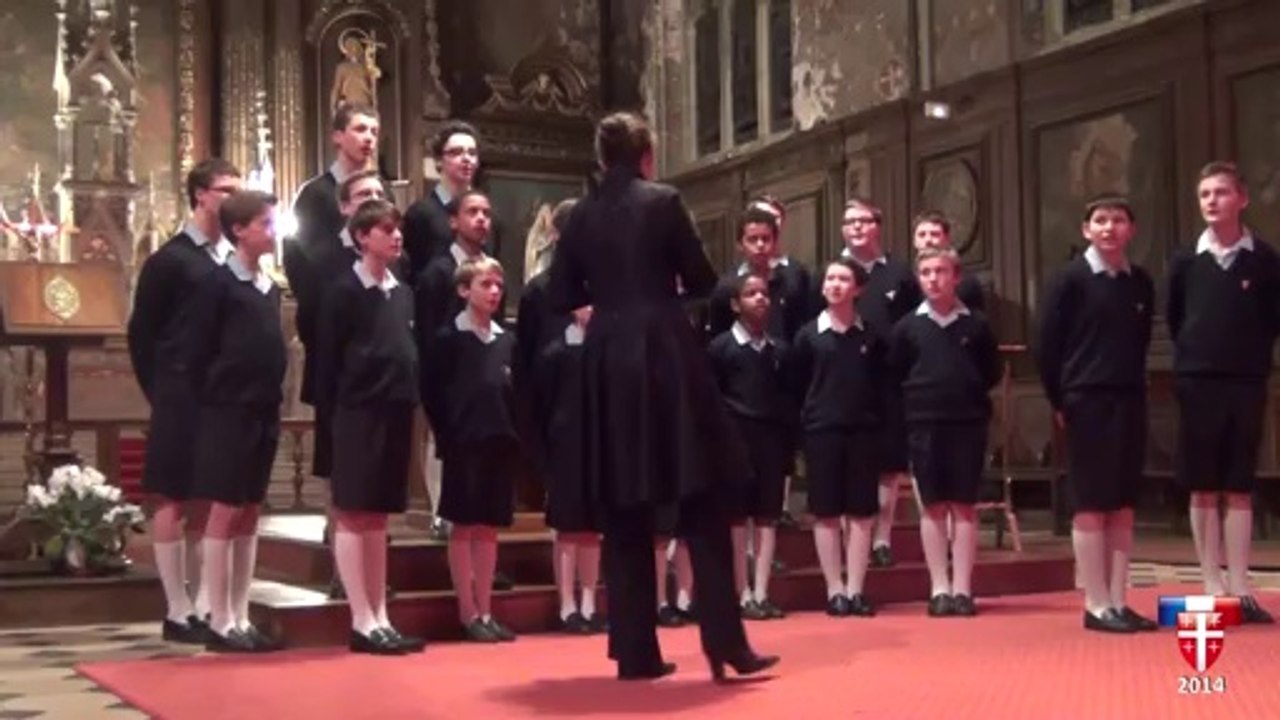 Petits Chanteurs à la Croix de Bois  - Ban mwen on ti bo -   à Illiers Combray le 1er mars 2014-