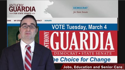 Example Political Video Ad | Vote Anthony Guardia State Senate