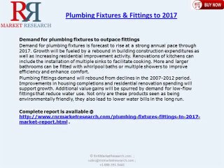 Plumbing Fixtures & Fittings Market 2017 Forecast