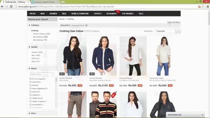 How to use Jabong Coupons with Couponsal.in