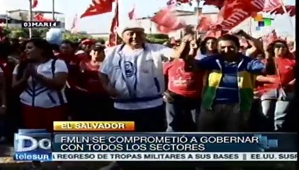 De ganar gobernaremos para todo El Salvador: Sánchez Cerén