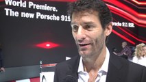 Mark WEBBER Interview (Porsche Team)