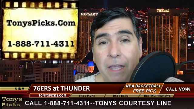 Oklahoma City Thunder vs. Philadelphia 76ers Pick Prediction NBA Pro Basketball Odds Preview 3-4-2014