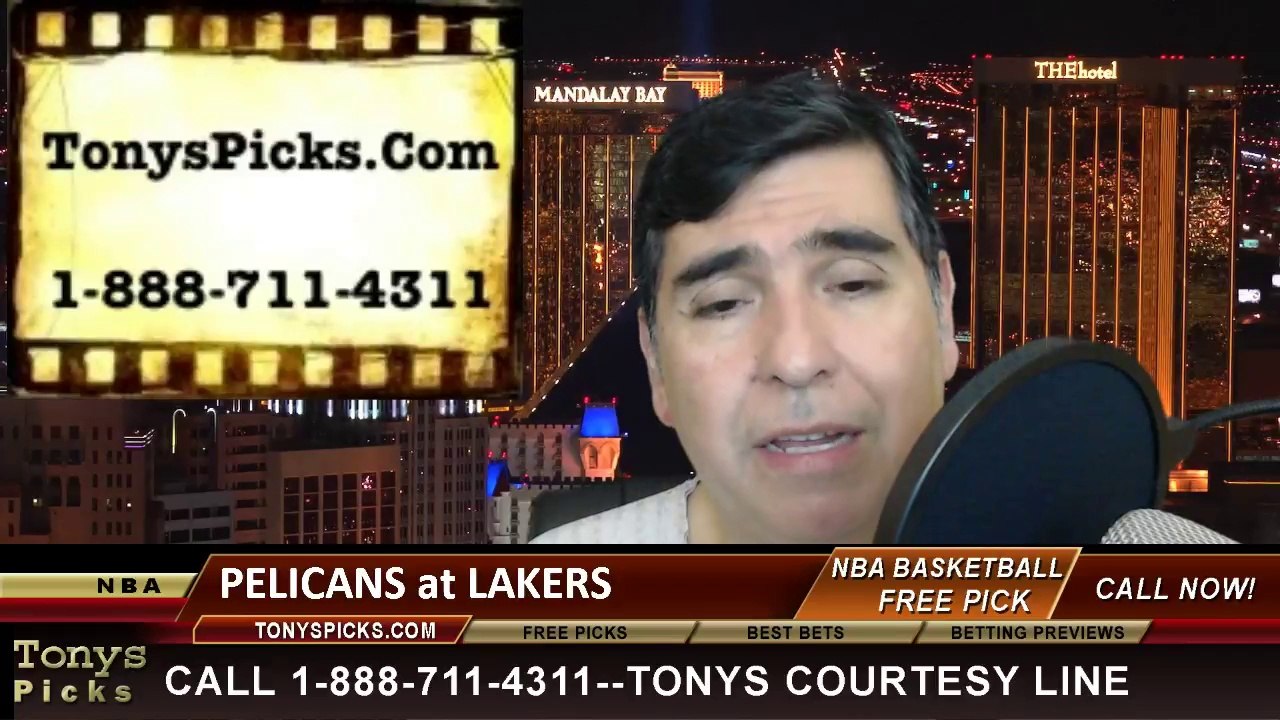 LA Lakers vs. New Orleans Pelicans Pick Prediction NBA Pro Basketball Odds Preview 3-4-2014