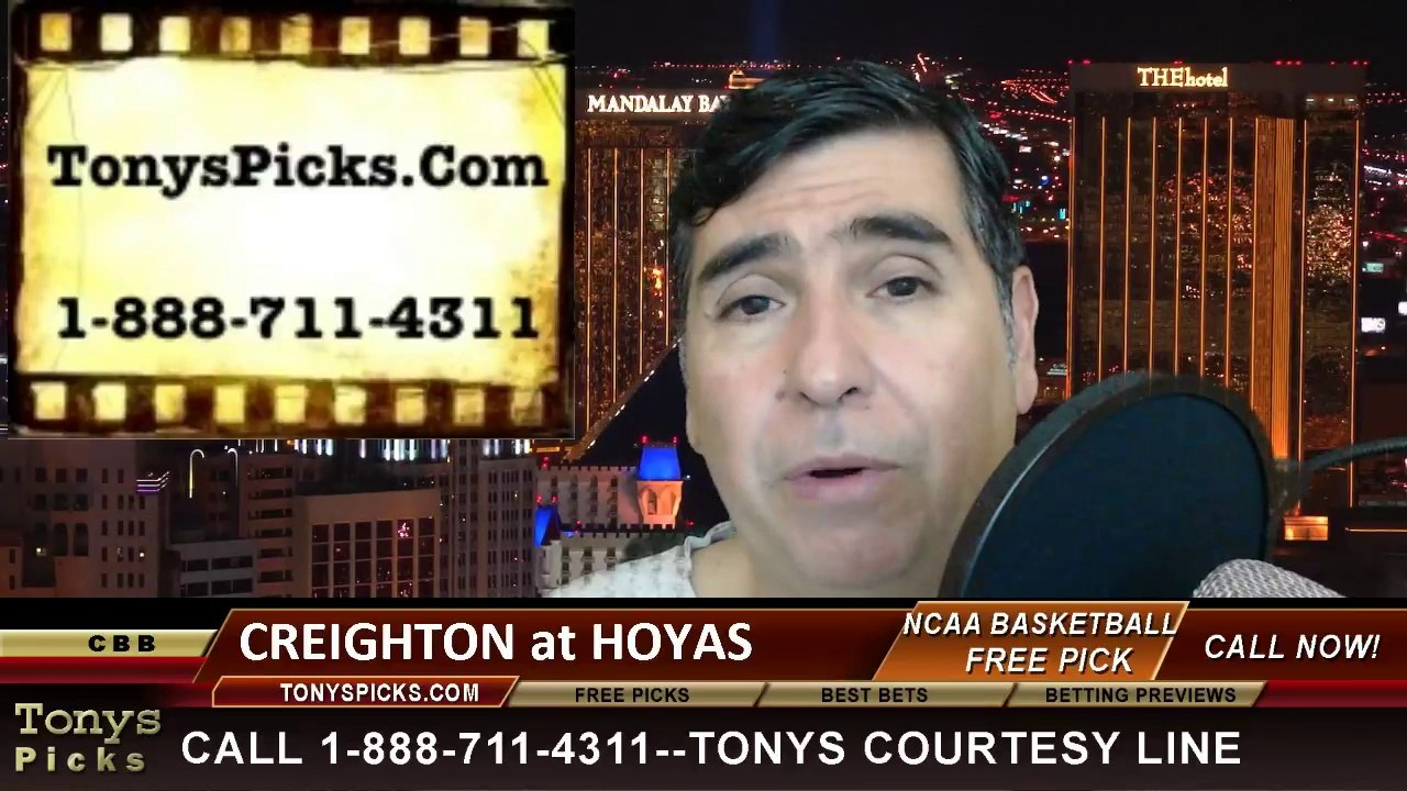 Georgetown Hoyas vs. Creighton Blue Jays Pick Prediction NCAA College Basketball Odds Preview 3-4-2014