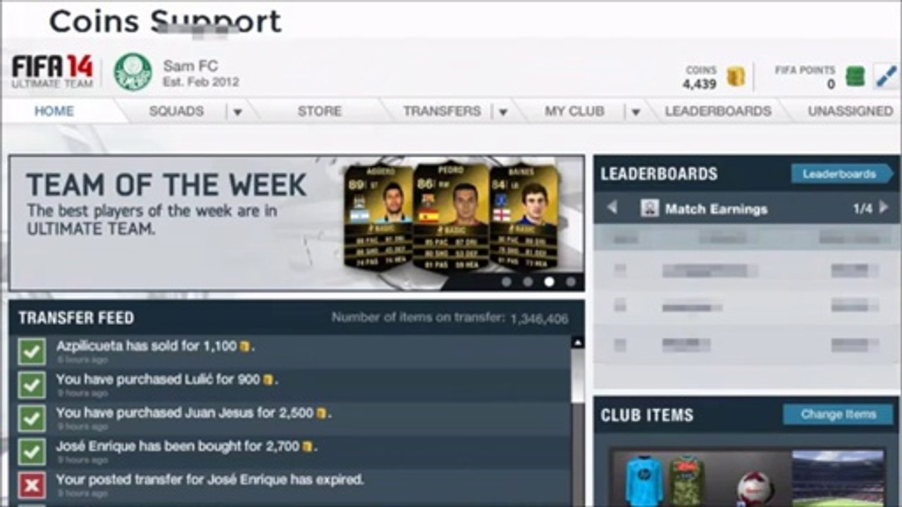 FIFA 14 Ultimate Team Free coin générateur 100% WORKING