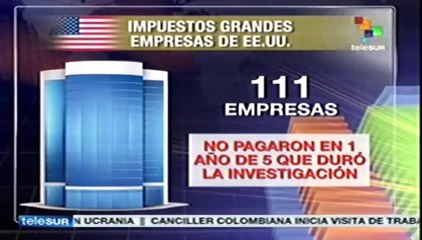Desnuda estudio financiero evasión fiscal de grandes empresas en EEUU
