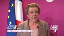 Catherine Trautmann - Lancement de la campagne des élections européennes «Choisir notre Europe»