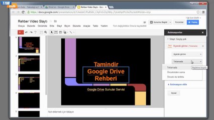 Google Drive ile Sunum Nasıl Yapılır