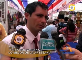 Lo mejor de la artesanía del norte peruano se expone en la Feria Bolivariana.