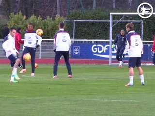 EdF : Griezmann et Valbuena font admirer leur aisance technique