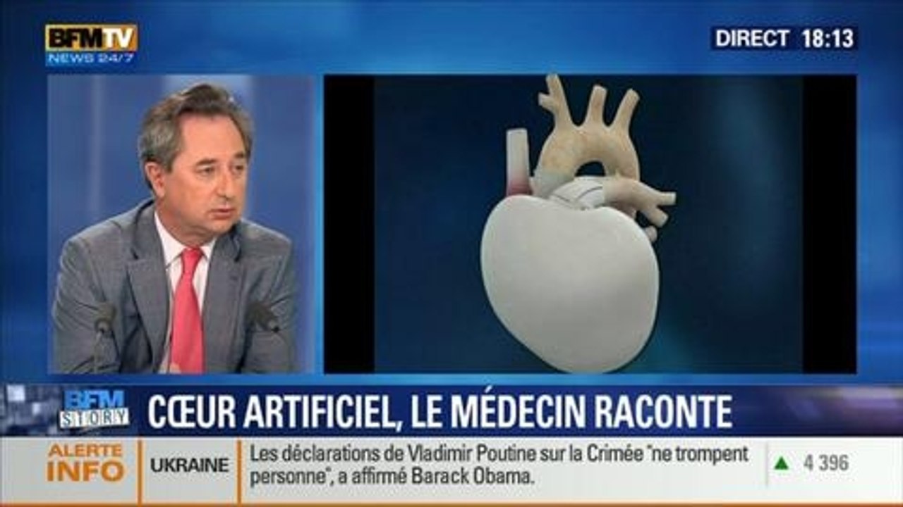 BFM Story: Le premier patient porteur d'un cœur artificiel Carmat est décédé 75 jours après l'implantation - 04/03