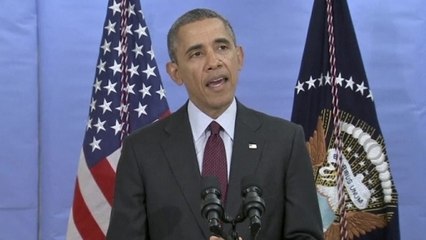 Obama ridicules Putin's reason for sending military into Ukraine
