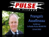 François Asselineau sur Radio Pulse 90.0 FM à Alençon - 13/04/2012