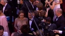 Llegada Brad Pitt Angelina Jolie Oscar 2014