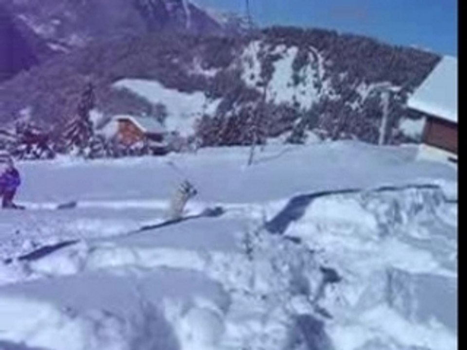 Yoti en snowboard