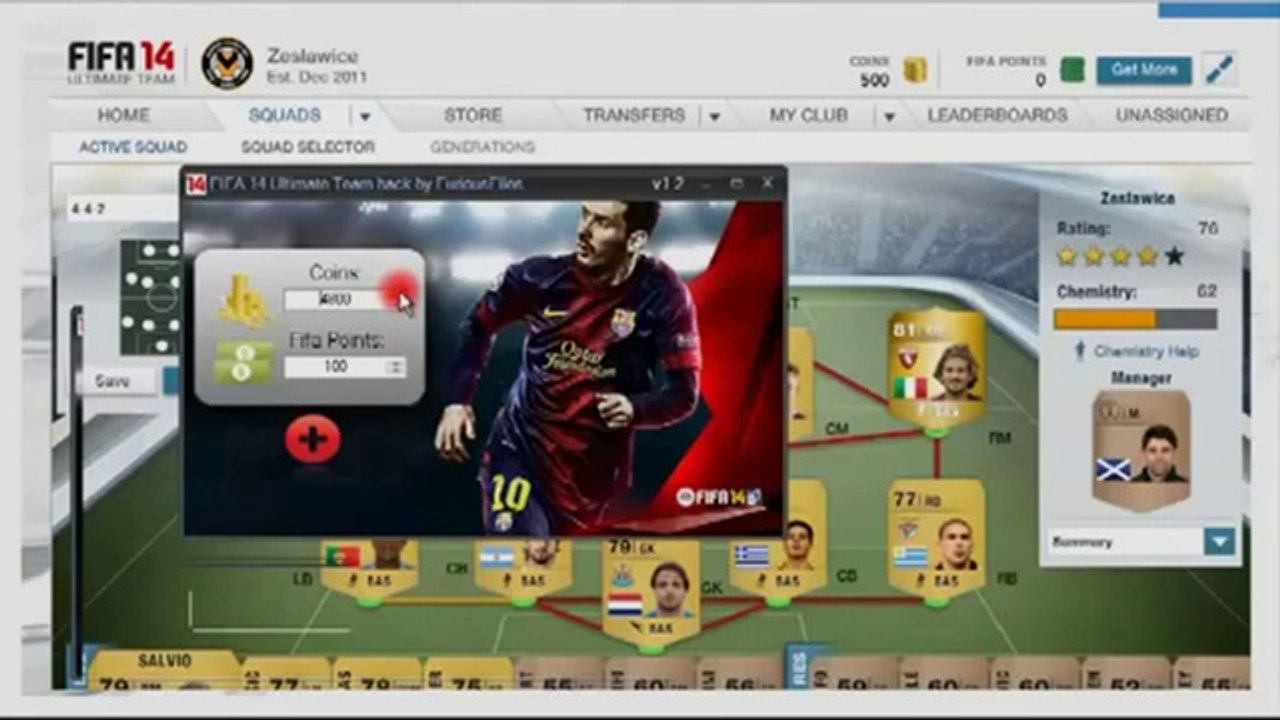 FIFA 14 ULTIMATE TEAM - COIN GENERATOR 2014 FEB 100% WORKING