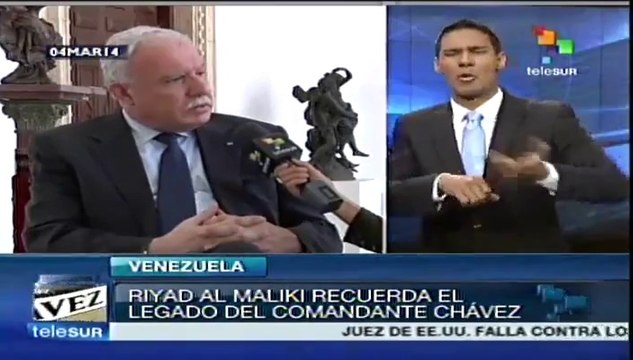 Imborrables para palestinos, el ejemplo y solidaridad de Hugo Chávez