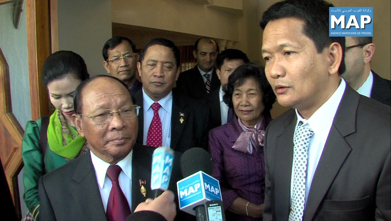 رئيس المجلس الملكي الاستشاري للشؤون الصحراوية يتباحث مع رئيس الجمعية الوطنية الكمبودية