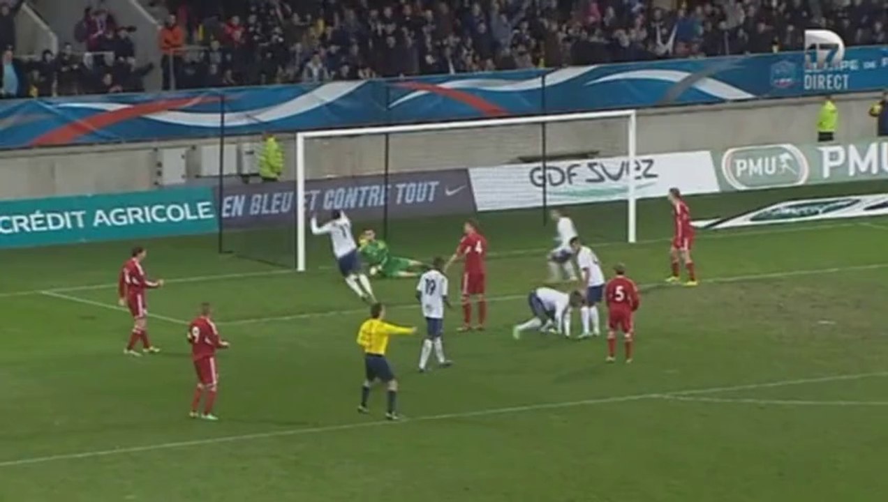 But Kurt Zouma | France Espoirs vs Belarus (1-0) - Qualifications Euro Espoirs