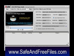 Get Acala DivX DVD Player Assist 6.0.9 Product Number Free