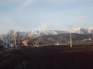 Le Djurdjura ,un jour d'hiver  au  coucher du soleil.  جرجرة  في  يوم  شتوي عند غروب  الشمس
