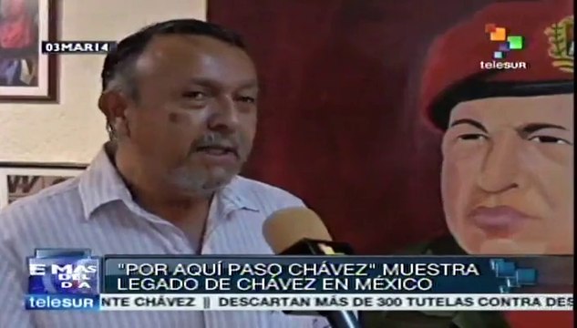 Por aquí pasó Chávez , homenaje fotográfico al líder bolivariano