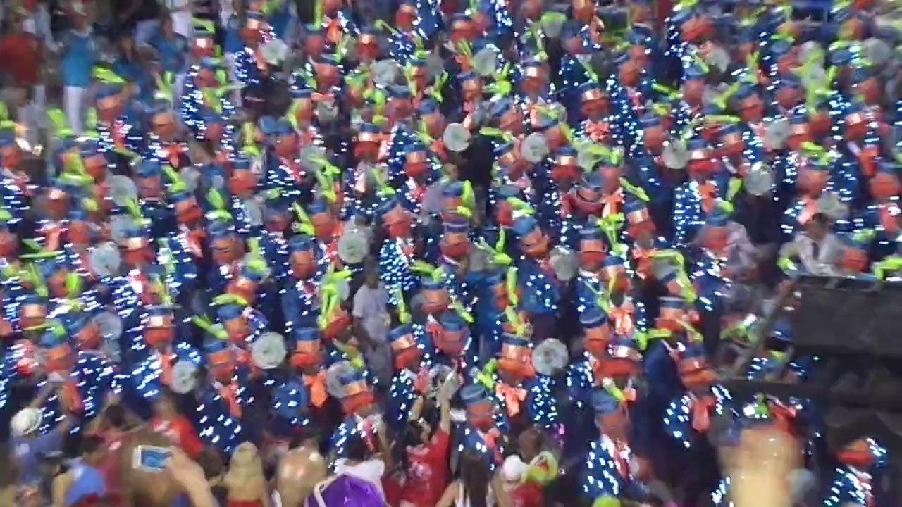 Grande Rio - Batterie - Sambodrome - Carnaval de Rio 2014