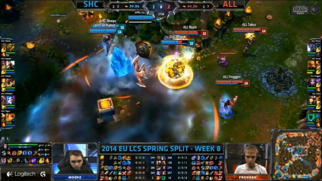 LCS EU W8D1 Game 4 SHC vs ALL